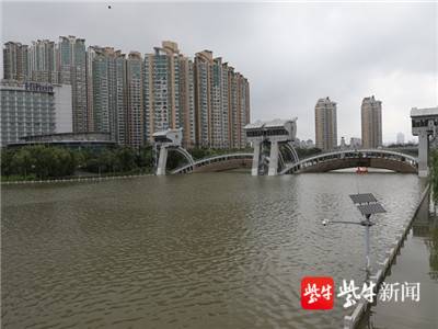 最古老人工河胥河有功劳固城街道汛期排水到胥河