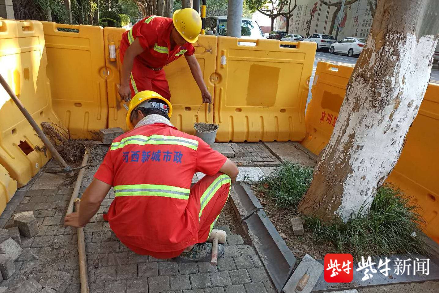 南京建邺区螺丝桥大街打造示范路