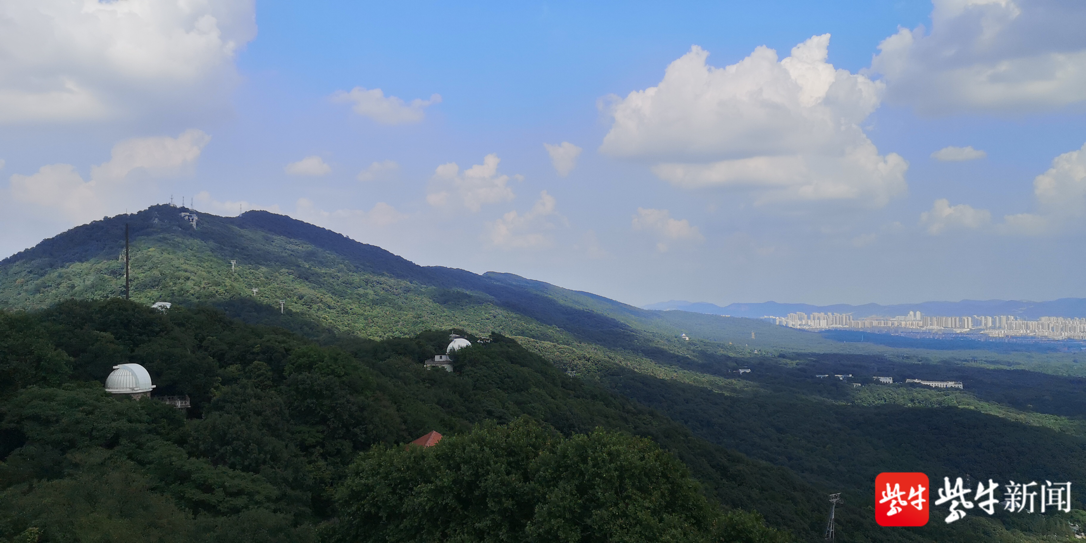 云上赏景 为宁加油②|"飞阅"带来夏凉,"绿肺"紫金山打包送给你