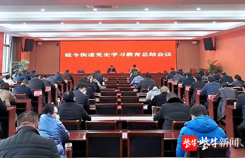 泰兴延令街道召开党史学习教育总结会