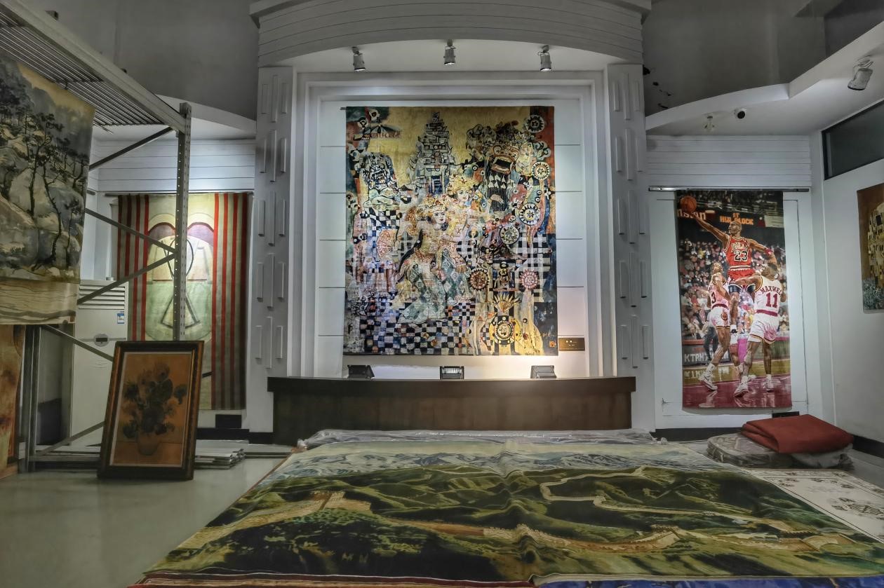 如皋丝毯继承了传统工艺又融入世界现代艺术风格