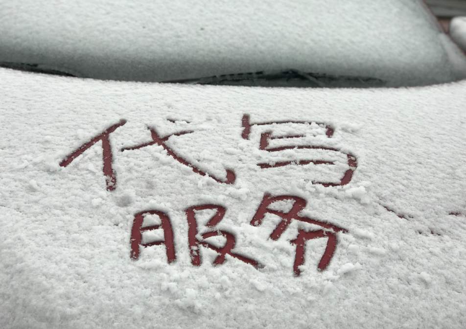 人们纷纷走出家门,堆雪人,打雪仗,在雪地上写字,画画……令人意想不到