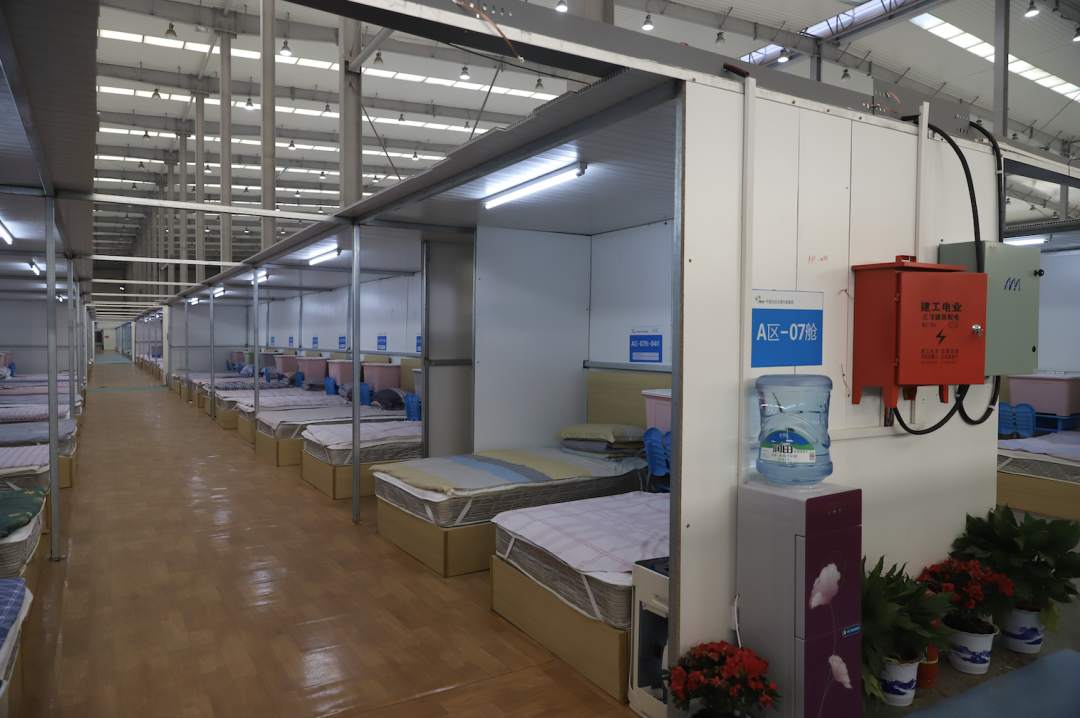中国光谷日海方舱医院交付使用 可提供隔离床位3690张