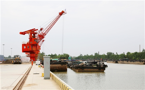徐州港睢宁港区沙集作业区码头一期工程通过交工验收