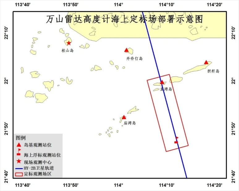 我国首个卫星雷达高度计海上定标场观测系统通过现场