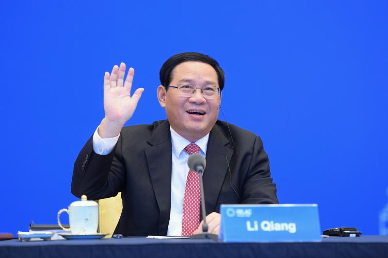 上海市委书记李强,市委副书记,市长龚正与来自五大洲20个城市的近40位