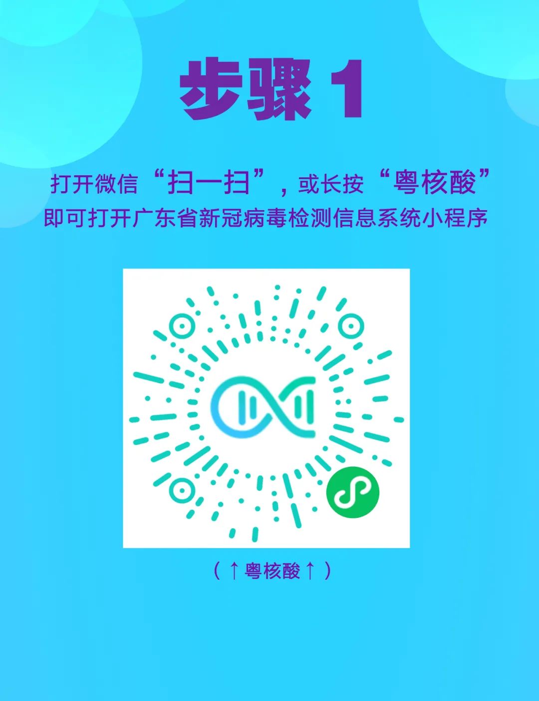 老人,孩子可由家人代为登记 受检人前往信息登记区域 打开二维码截图