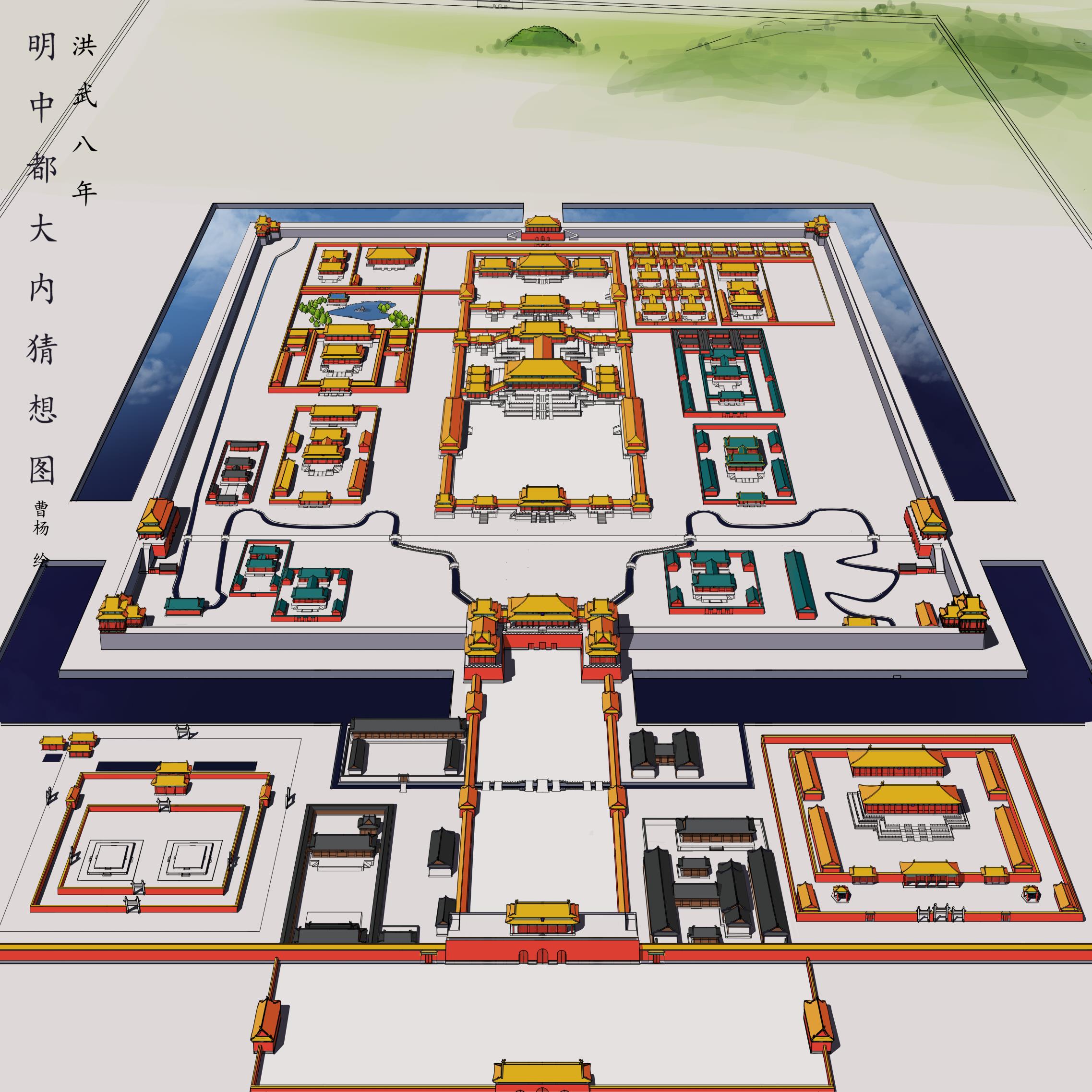 13岁出国,将乡愁糅在一幅幅画中,00后男生手绘南京引网友热捧