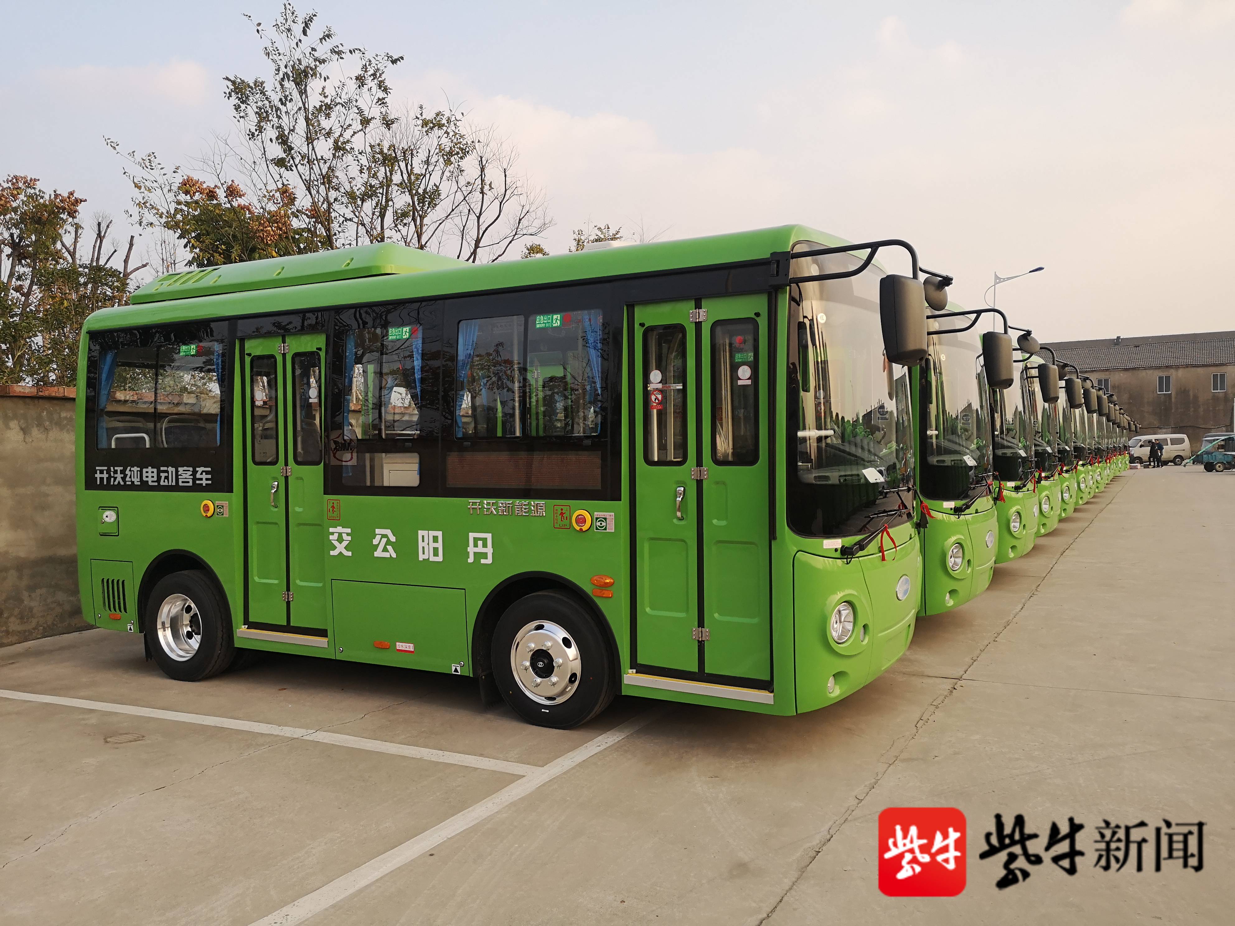 市交运局的大力支持下,镇江江天集团丹阳公交将新增65台新能源电动车