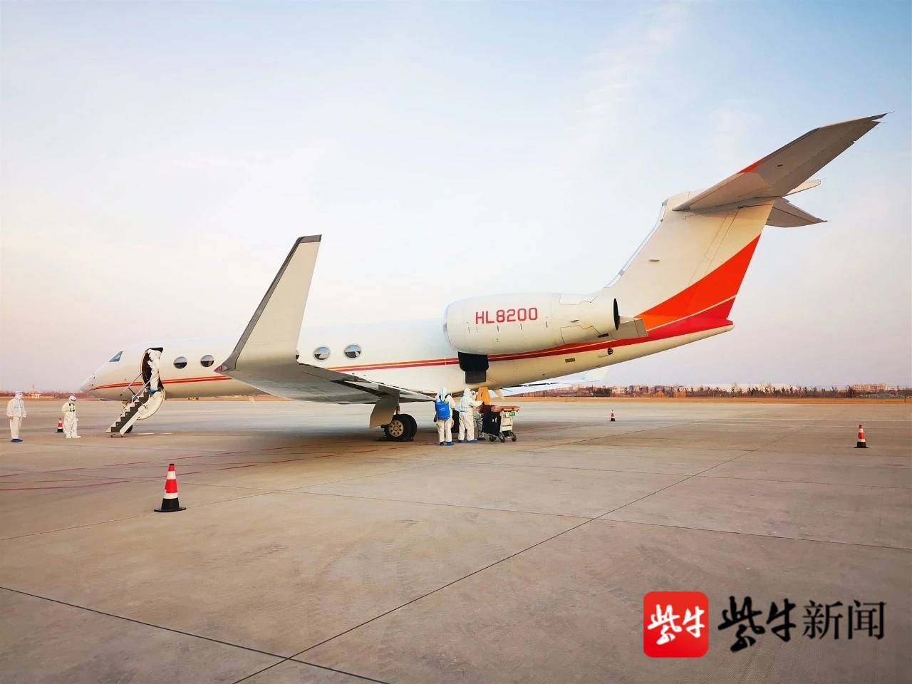 盐城机场迎来新年首架国际复工包机