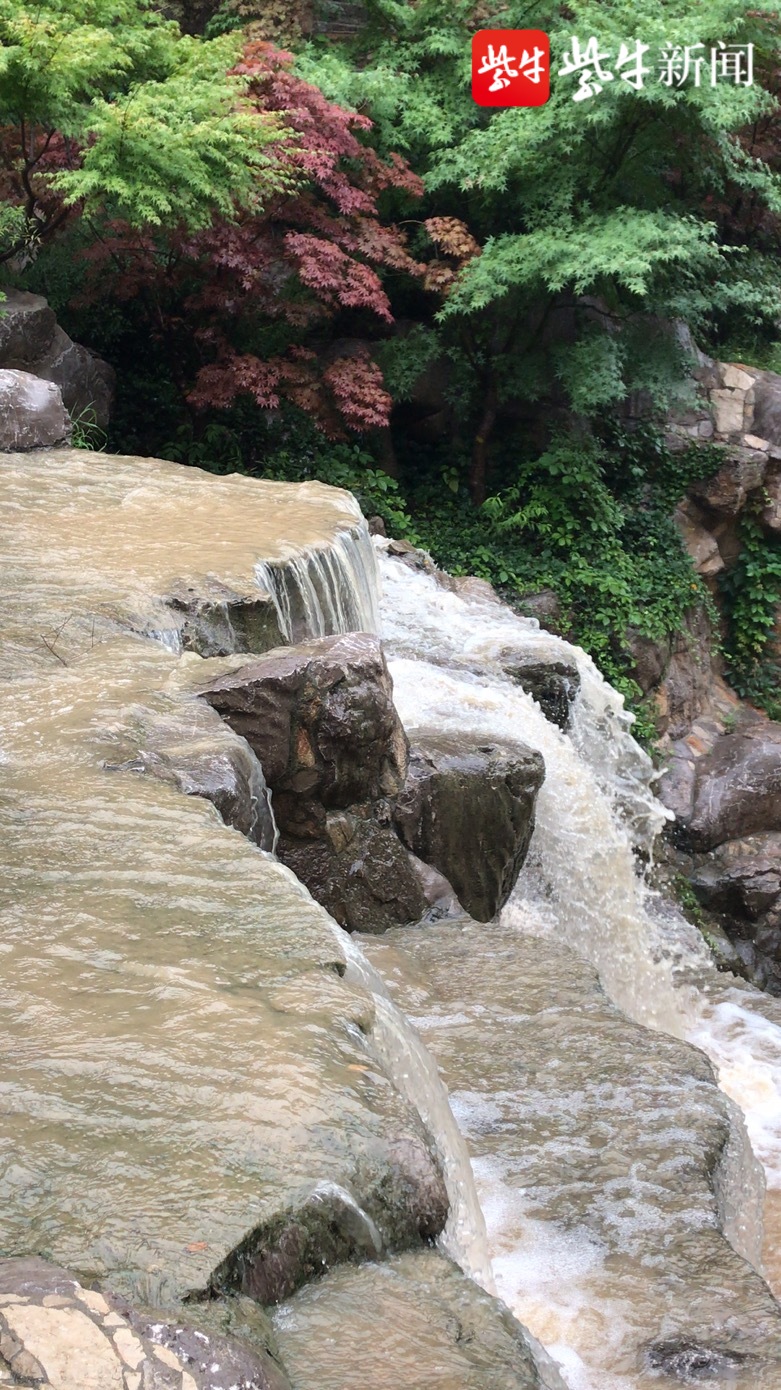 雨后灌云大伊山,老龙涧瀑布显美景