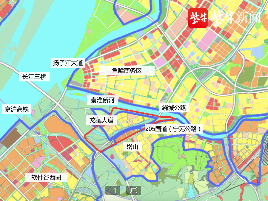 秦淮区规划图图片