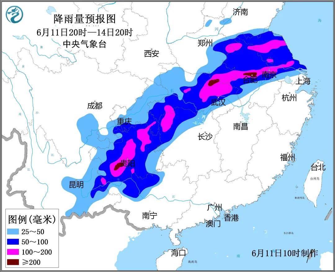暴雨警报!主雨带要"挪窝"到江苏,南京未来10天里8天有雨