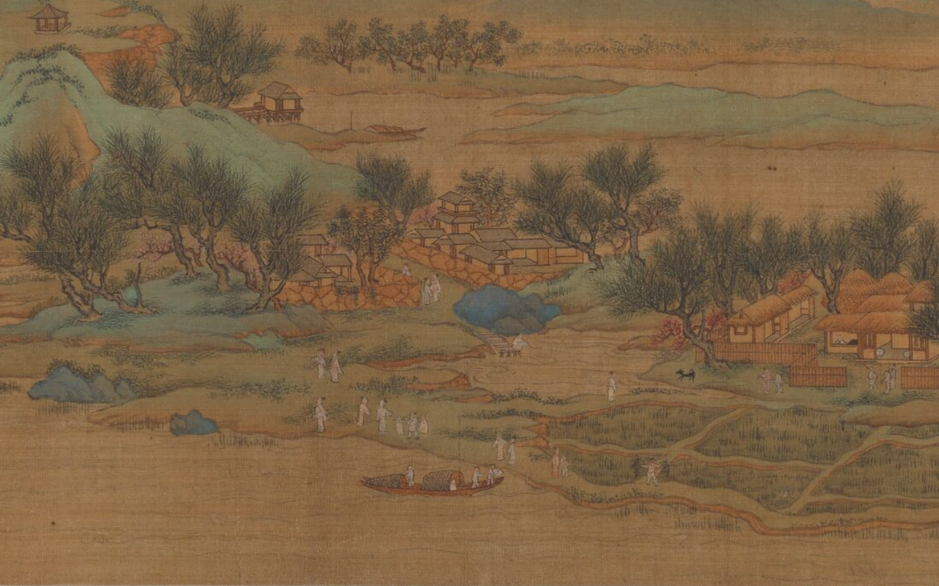 早春 【唐】刘威 晓来庭户外,草树似依依. 一夜东风起,万山春色归.