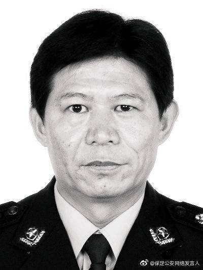 2019年11月8日19时44分许,唐县公安局看守所民警王新爱同志在看守所