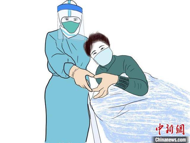 广东护士用手绘幅漫画记录援鄂50天