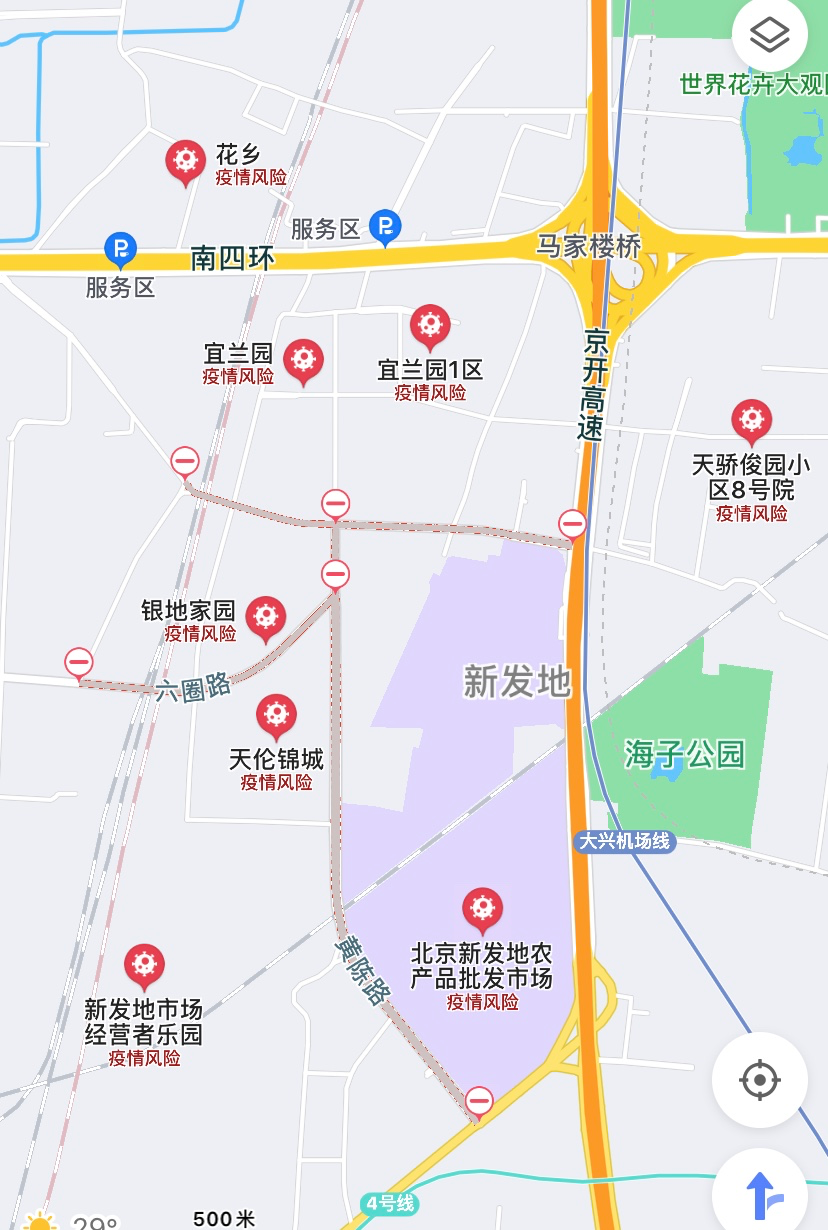 北京新发地平面地图图片