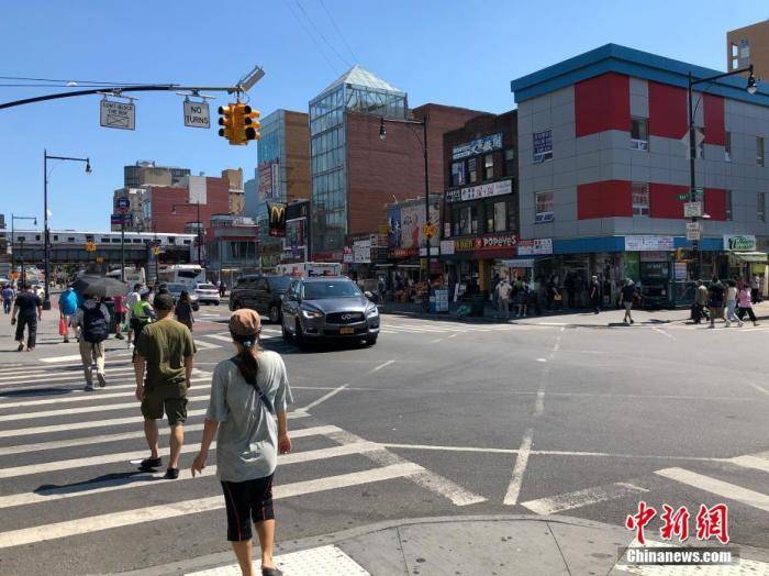 资料图:美国纽约街头.中新社记者 马德林 摄