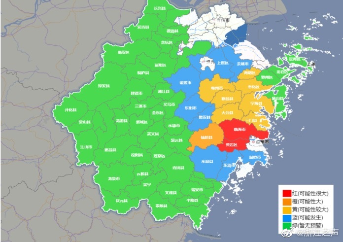 浙江临海地理位置图片