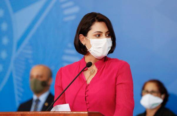 巴西总统夫人米歇尔·博索纳罗(图源:巴西环球网)