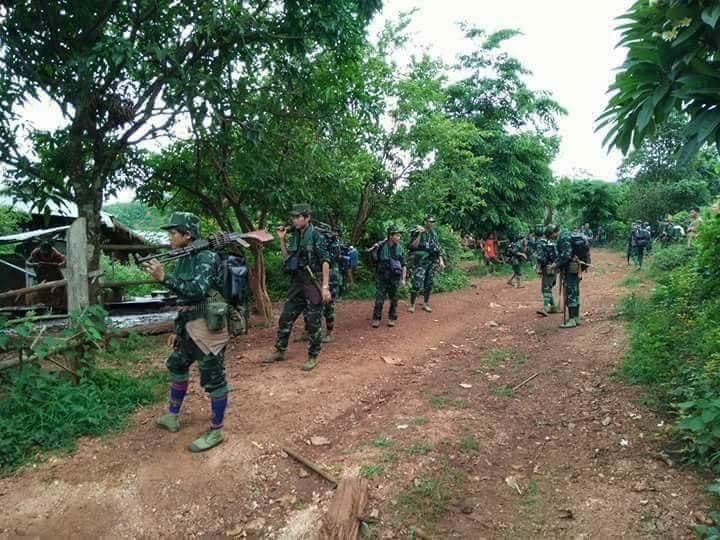 缅北各武装控制区域图图片