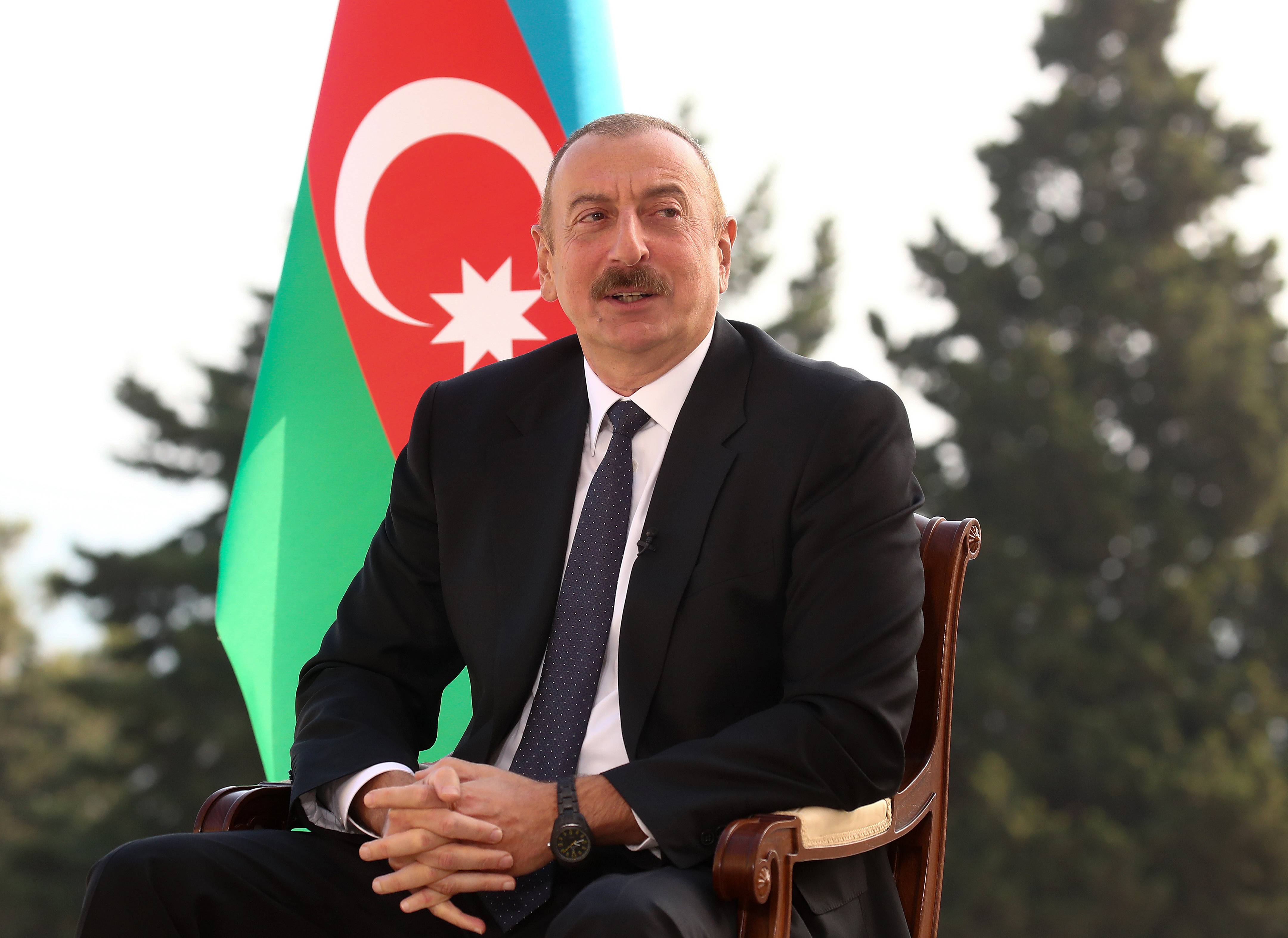 阿塞拜疆总统阿利耶夫.人民视觉 资料图