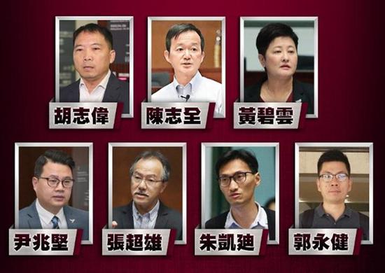 香港警方 今晨被拘捕的7名反对派人士已落案控告 5日提堂