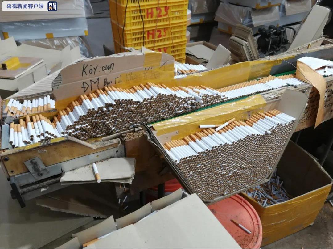 利剑出鞘广西警方捣毁一家地下烟厂涉案金额超2000万元