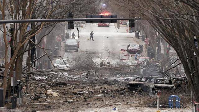 田纳西州一辆房车在圣诞节当天发生炸弹爆炸