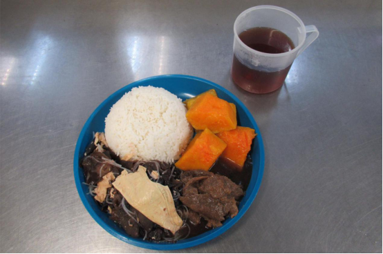 年初一另一款早餐.图自香港"橙新闻"