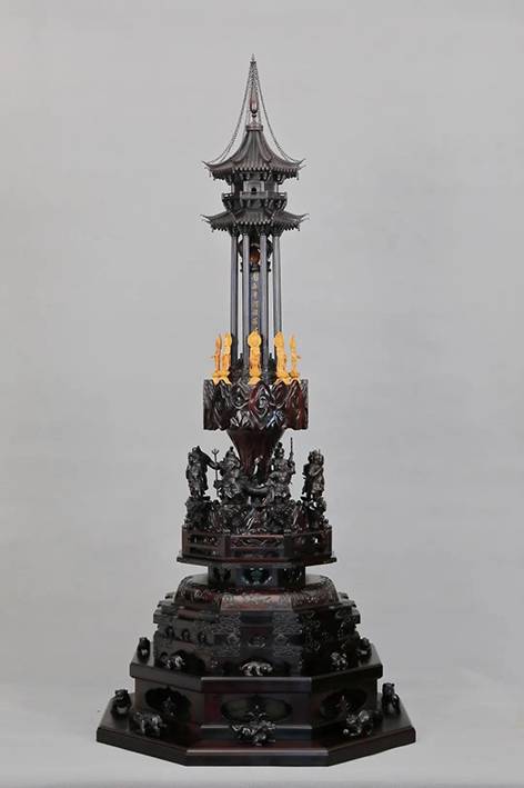 钟锦德作品《佛心》