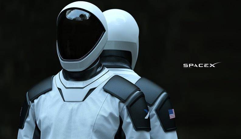 spacex公司的宇航服(图片来源:spacex)