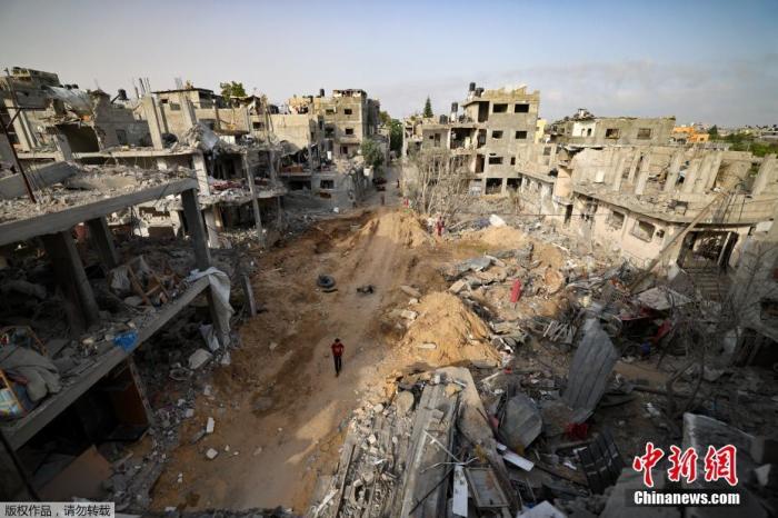 巴以冲突致加沙地区数千房屋被毁 多方承诺重建