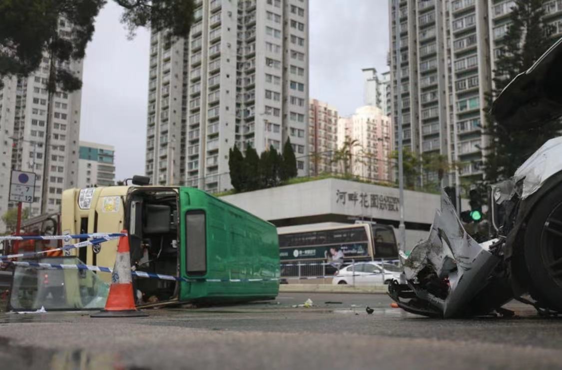 香港交通事故图片