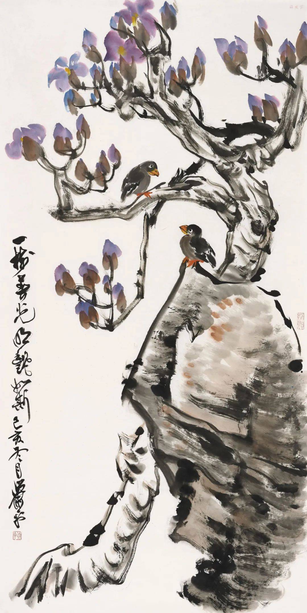 第七届扬子晚报艺术节|书画大家萧平:遮天之榕