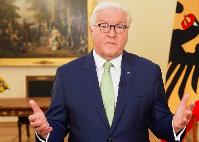 德国总统发布视频呼吁民众进行疫苗接种