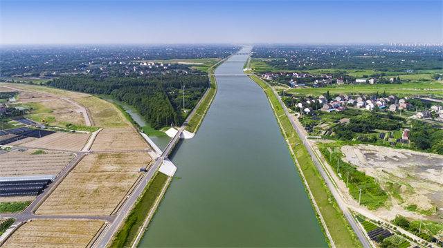 常州武进区新孟河延伸拓浚工程南延段完工验收