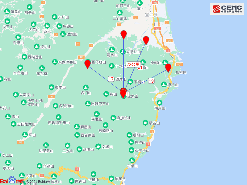 宜兰县地图图片
