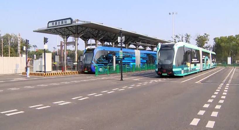 吴江智轨电车t1示范线明天上路试运行
