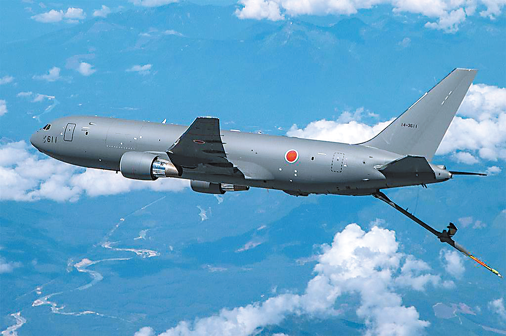 3日称,日本自卫队近日从美国波音公司接收了第一架kc