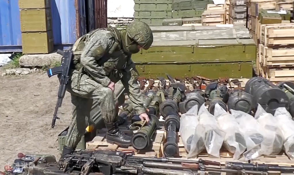俄罗斯军队占领一处乌克兰军火库(资料图)