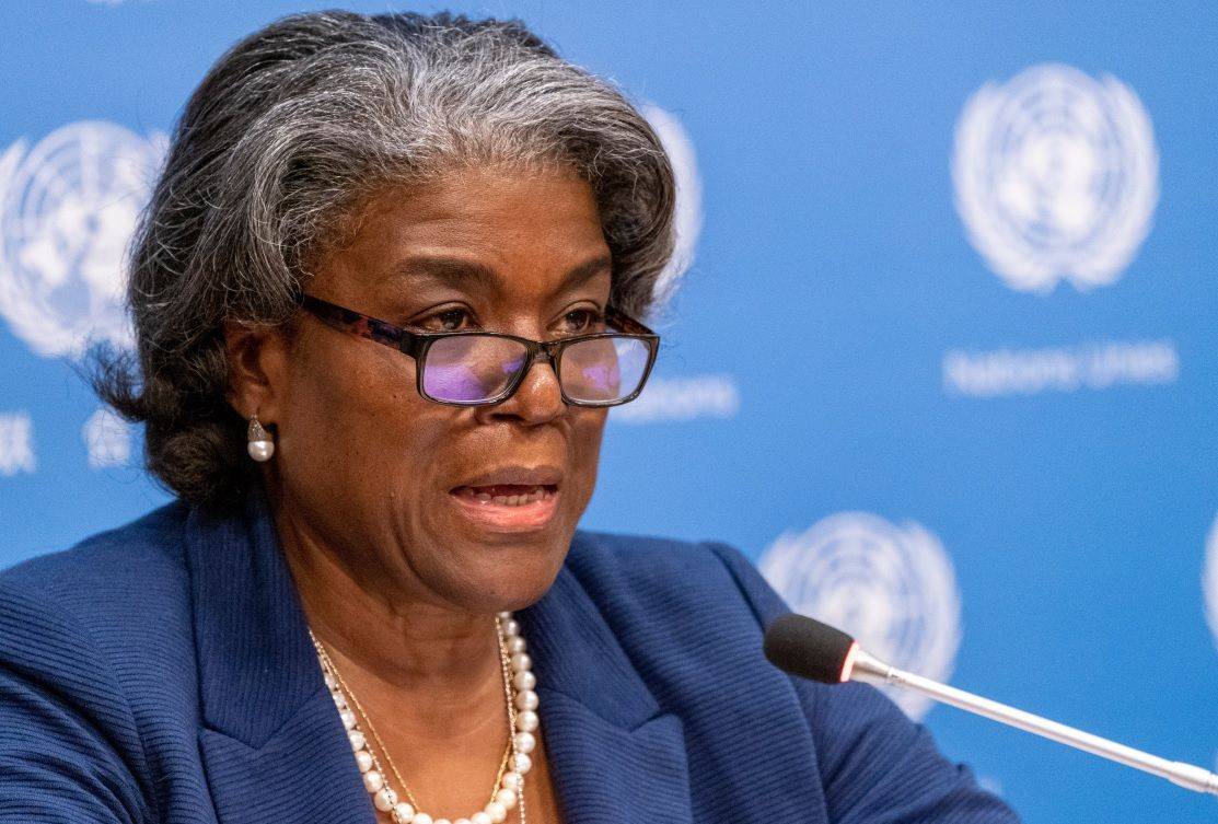 美国常驻联合国代表琳达·托马斯-格林菲尔德.