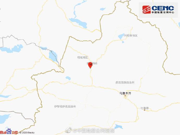 新疆克拉玛依市克拉玛依区发生31级地震震源深度15千米