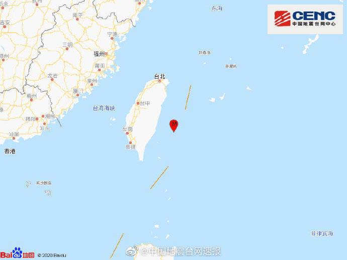 台湾台东县海域发生4.9级地震,震源深度15千米