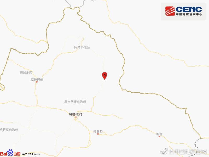 新疆阿勒泰地区富蕴县发生3.1级地震,震源深度7千米