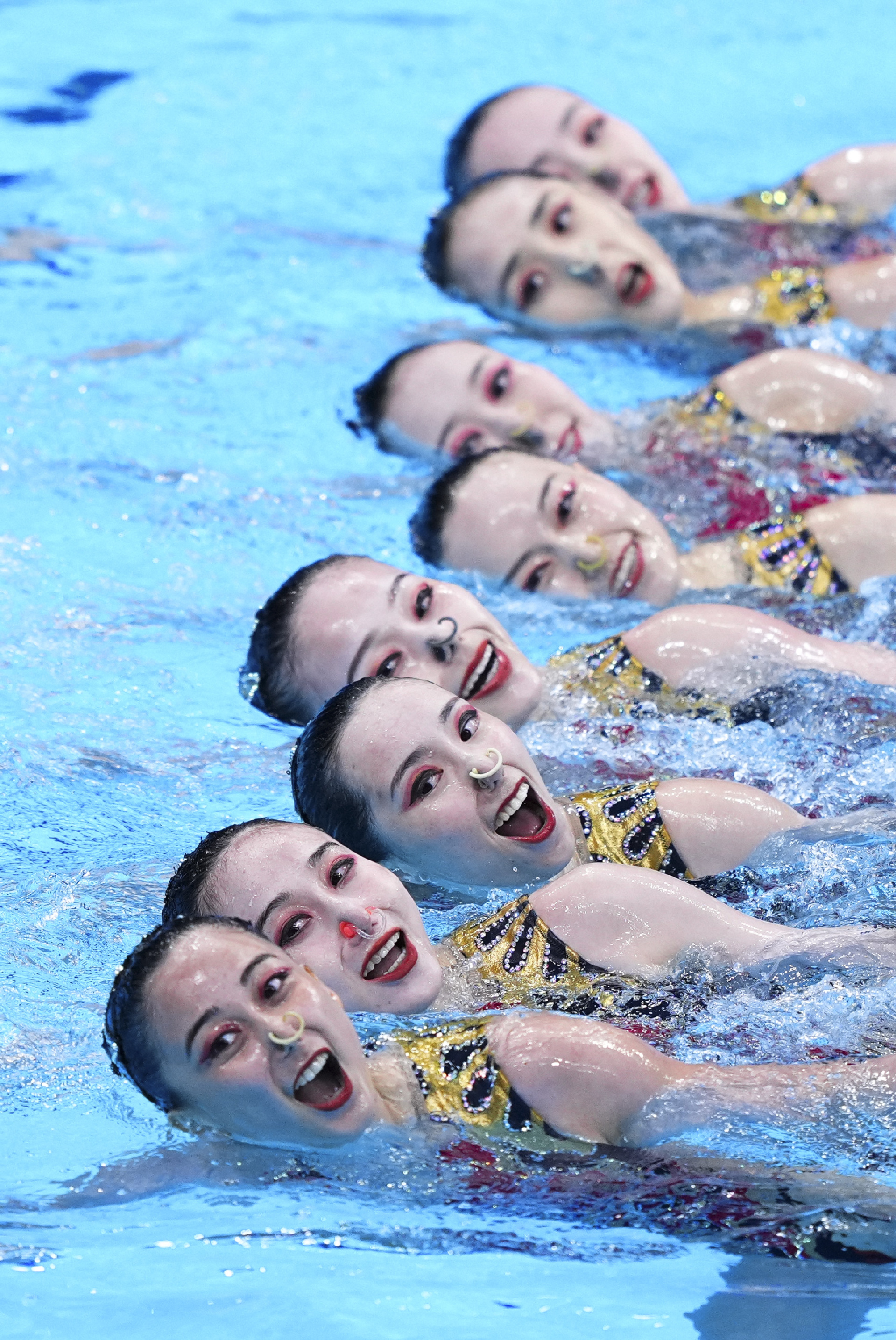 中国花样游泳美女图片