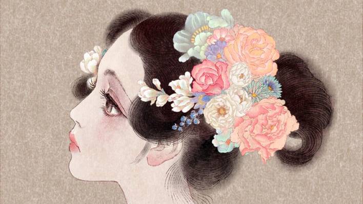 绝绝子80后清华才女把词牌名画成国风美人